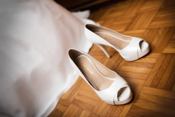 여성 웨딩 신발 — 스톡 사진