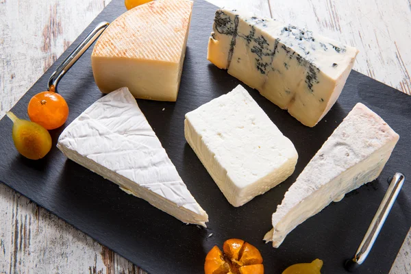 Various types of cheese — Stock Photo, Image