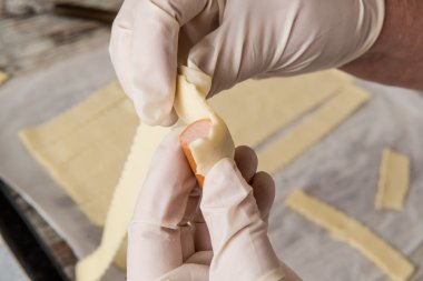 Mezeler taze makarna ile