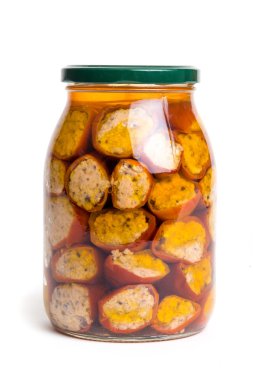 cam kavanoz turşu ile