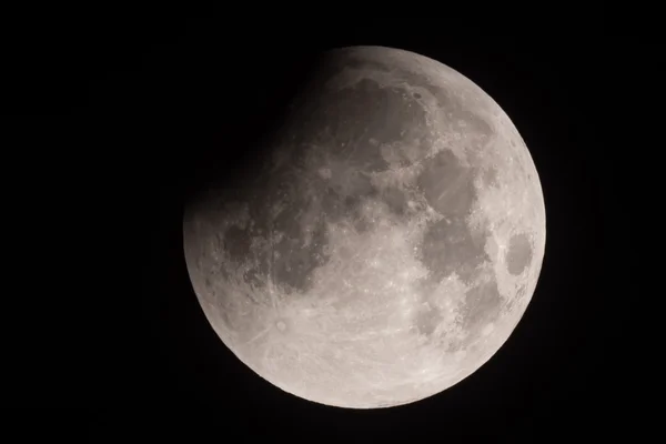 Lua vermelha eclipse lunar — Fotografia de Stock