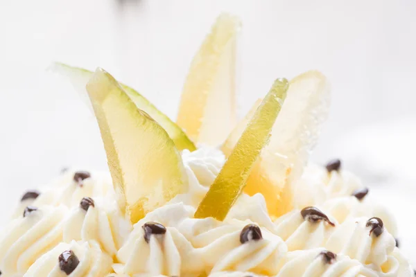 白いクリーム ケーキ — ストック写真