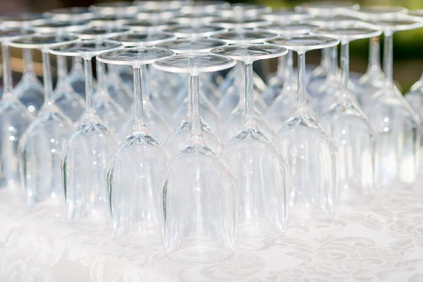 Zbliżenie kieliszki do szampana — Zdjęcie stockowe