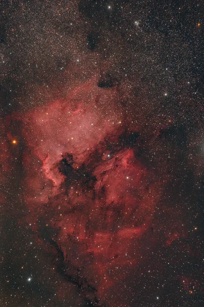 Nebulosa en el fondo del cielo — Foto de Stock