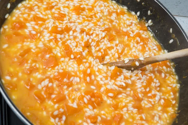 Tasty pumpkin risotto — Stock Photo, Image