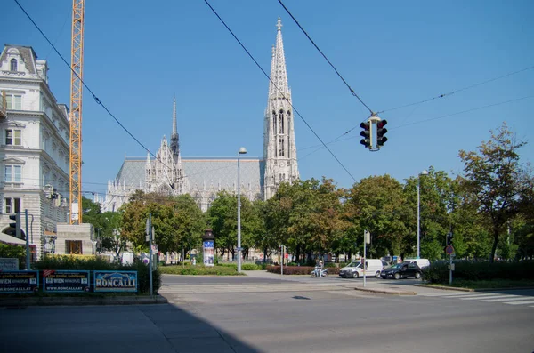 Pohled Město Wienn Rakousko — Stock fotografie