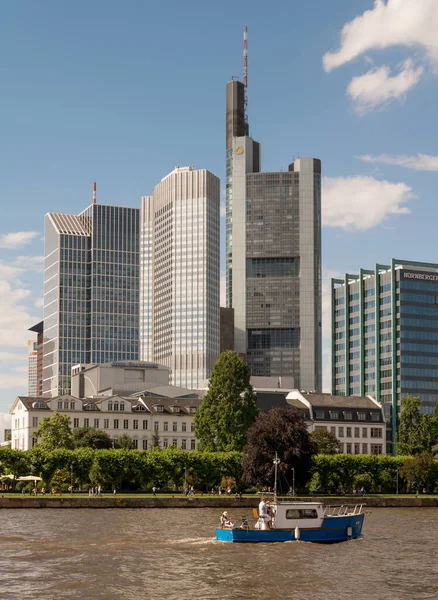 Vista Frankfurt Main Alemanha — Fotografia de Stock