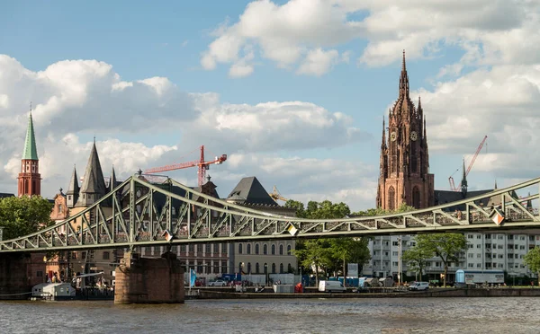Vista Frankfurt Main Alemanha — Fotografia de Stock