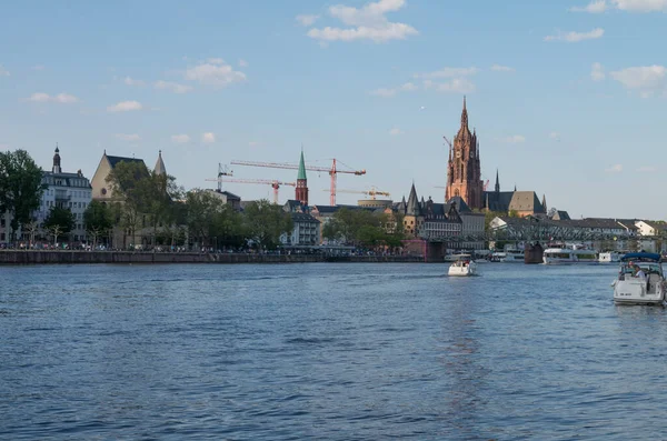 Blick Auf Frankfurt Main Deutschland — Stockfoto