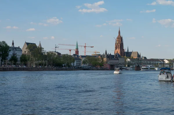 Blick Auf Frankfurt Main Deutschland — Stockfoto