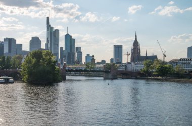 Frankfurt manzaralı ana, Almanya