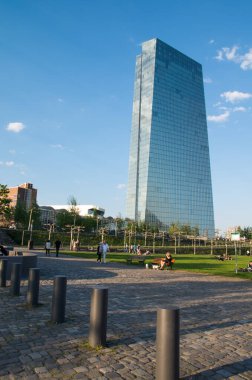 Frankfurt manzaralı ana, Almanya