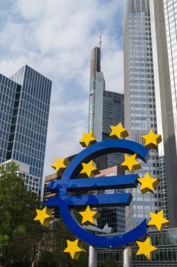 Frankfurt manzaralı ana, Almanya