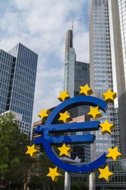Frankfurt manzaralı ana, Almanya