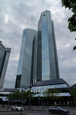 Frankfurt manzaralı ana, Almanya