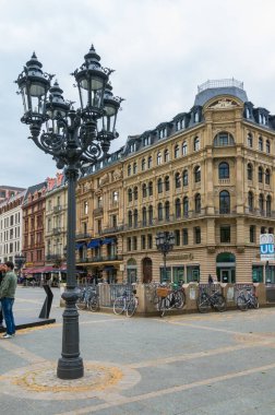Frankfurt manzaralı ana, Almanya
