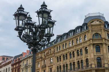 Frankfurt manzaralı ana, Almanya