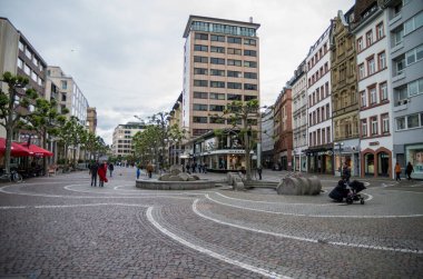 Frankfurt manzaralı ana, Almanya