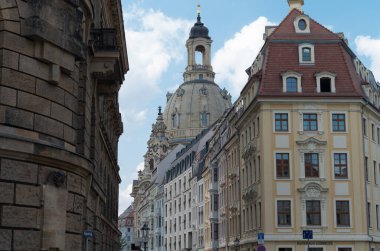 Almanya 'nın Dresden şehrinin manzarası