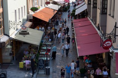 Almanya 'nın Dresden şehrinin manzarası