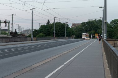 Almanya 'nın Dresden şehrinin manzarası