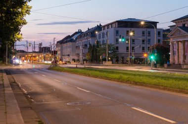 Almanya 'nın Dresden şehrinin manzarası