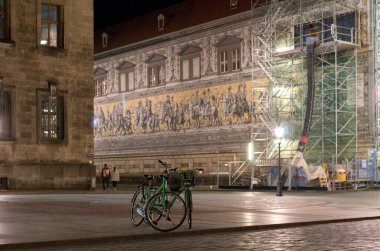 Almanya 'nın Dresden şehrinin manzarası