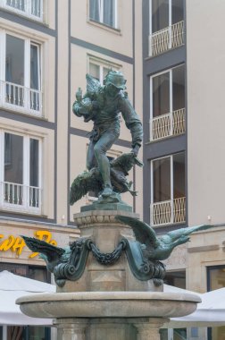 Almanya 'nın Dresden şehrinin manzarası