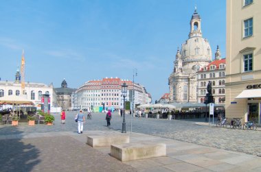 Almanya 'nın Dresden şehrinin manzarası