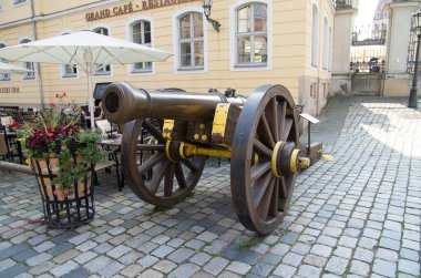 Almanya 'nın Dresden şehrinin manzarası