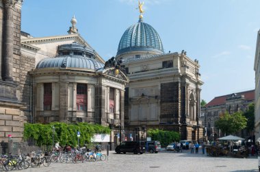Almanya 'nın Dresden şehrinin manzarası