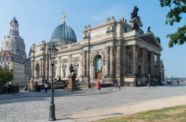 Almanya 'nın Dresden şehrinin manzarası