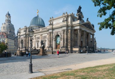 Almanya 'nın Dresden şehrinin manzarası