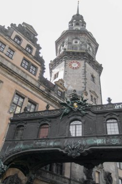 Almanya 'nın Dresden şehrinin manzarası