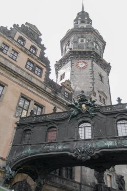 Almanya 'nın Dresden şehrinin manzarası