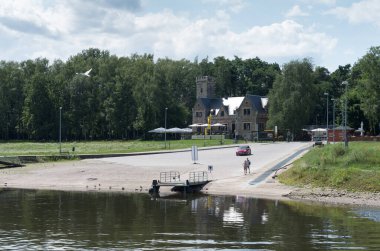 Elbe Nehri manzarası, Almanya
