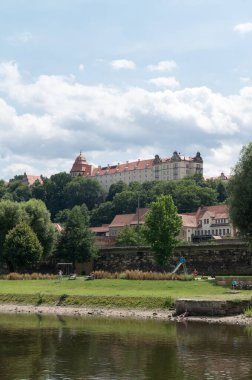 Elbe Nehri manzarası, Almanya