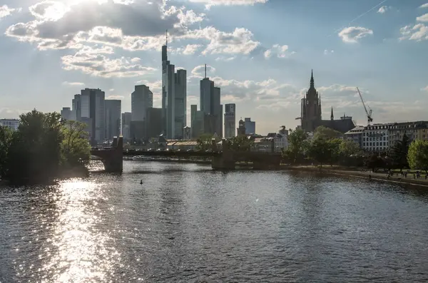 Vue Sur Francfort Sur Main Allemagne — Photo