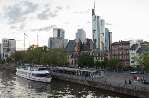 View Frankfurt Main Germany — Stock Photo, Image
