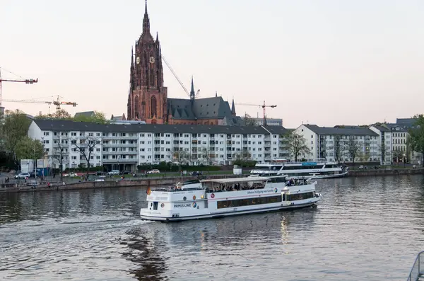 Vista Fráncfort Del Meno Alemania — Foto de Stock