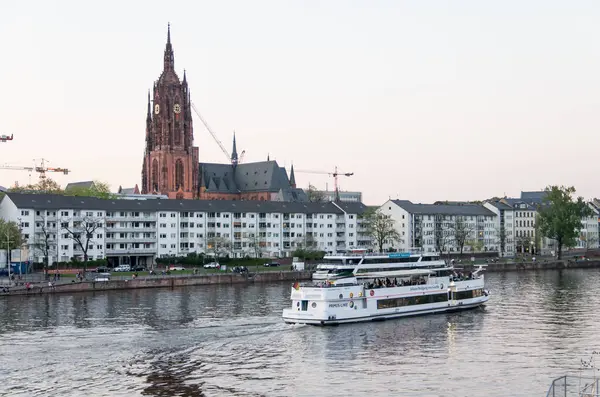 德国美因河畔法兰克福的景色 — 图库照片