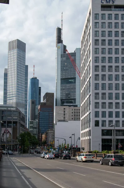 Blick Auf Frankfurt Main Deutschland — Stockfoto