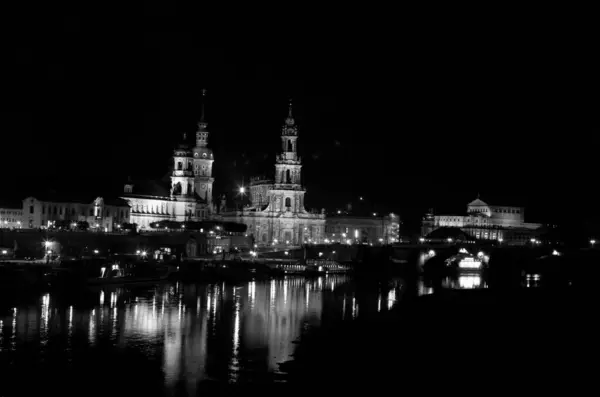 Vista Para Cidade Dresden Alemanha — Fotografia de Stock