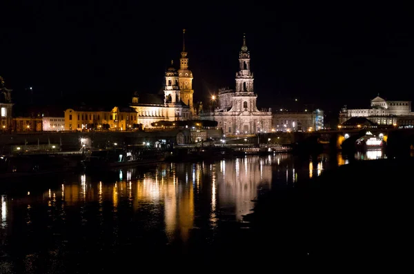 Vista Sulla Città Dresda Germania — Foto Stock