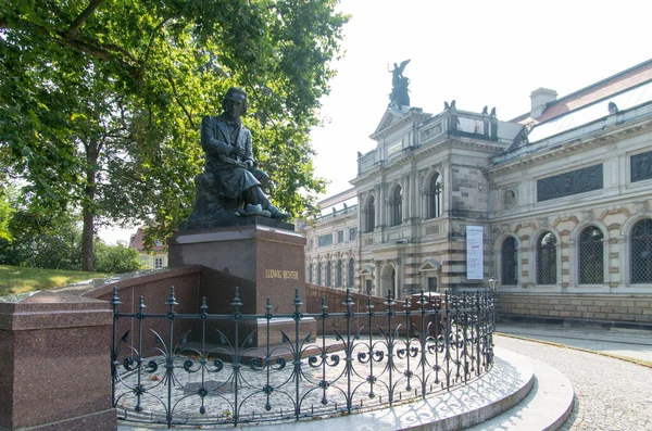 Vista Ciudad Dresde Alemania — Foto de Stock