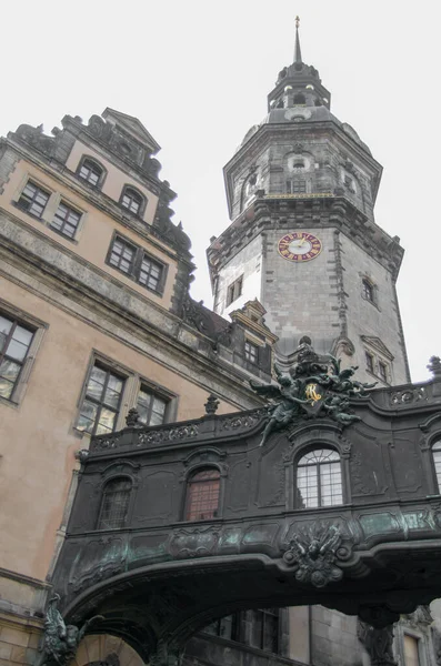 Вид Дрезден Німеччина — стокове фото