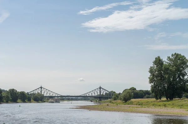 Vista Del Río Elba Alemania —  Fotos de Stock