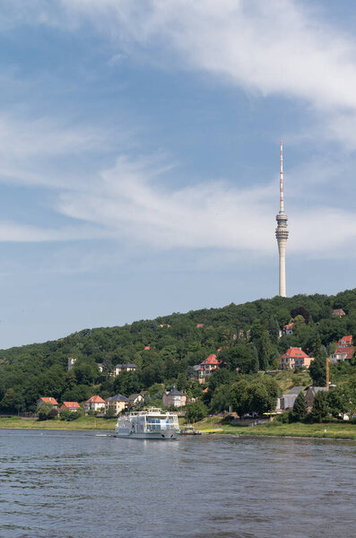 view of the Elbe river, Germany