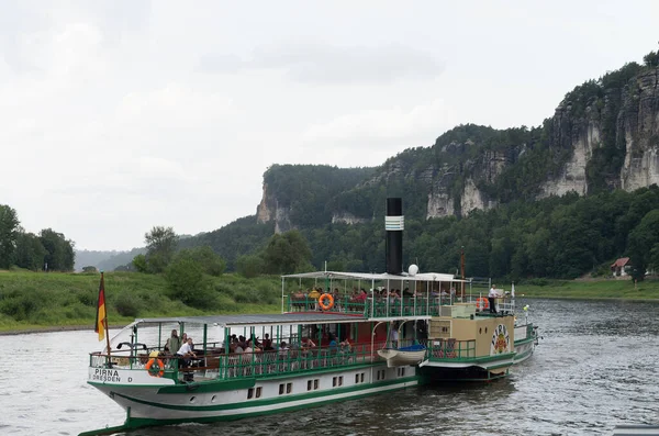 Blick Auf Die Elbe Deutschland — Stockfoto