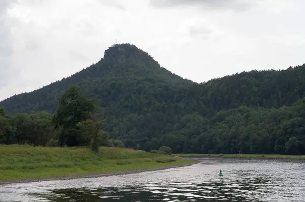 Vue Sur Elbe Allemagne — Photo